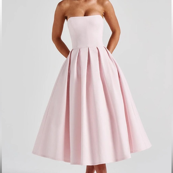 Babyboo Fashion Dresses & Skirts - Elegant Pink Midi Dress (S)